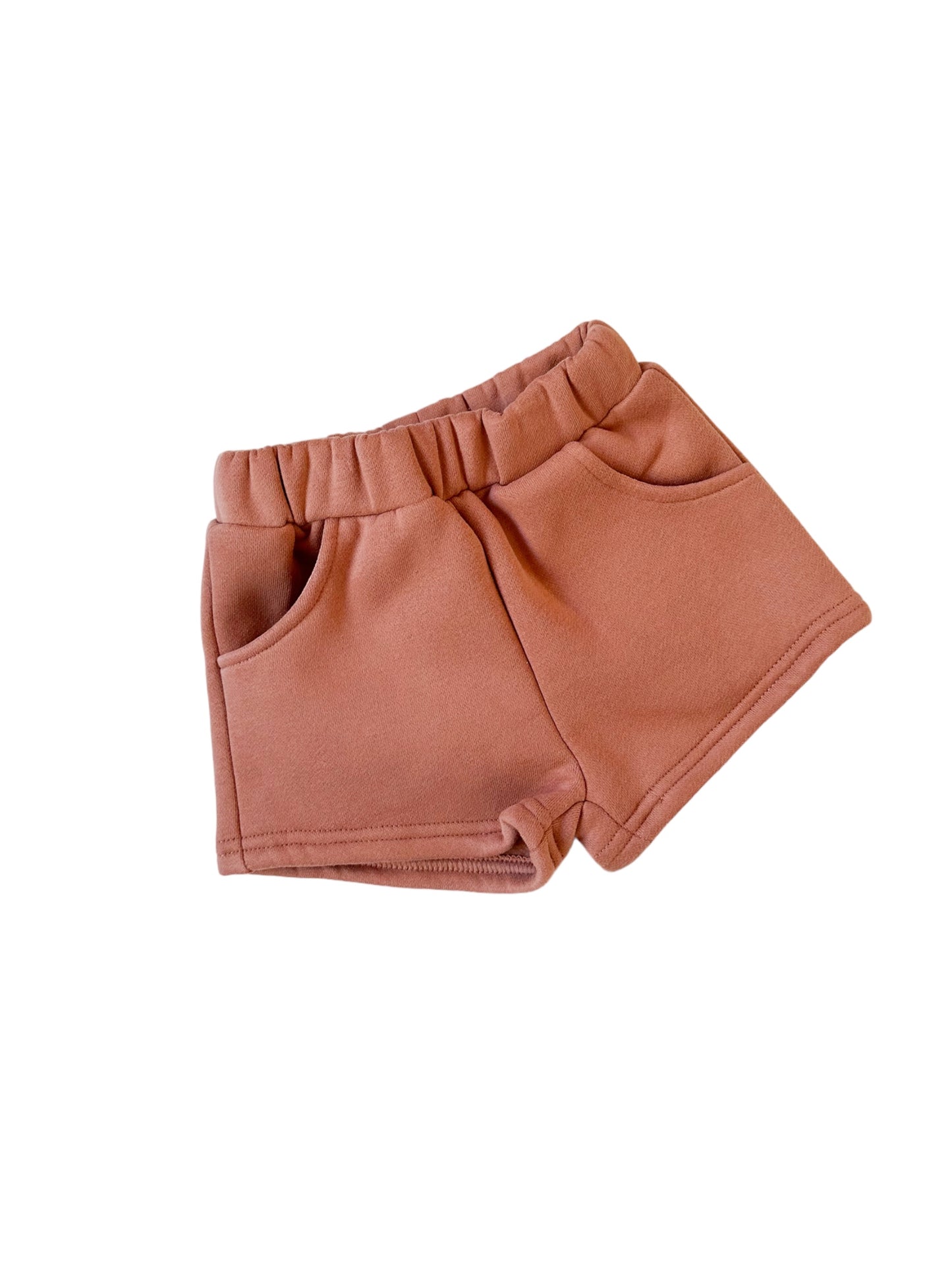 Ryley Track Shorts - Terracotta