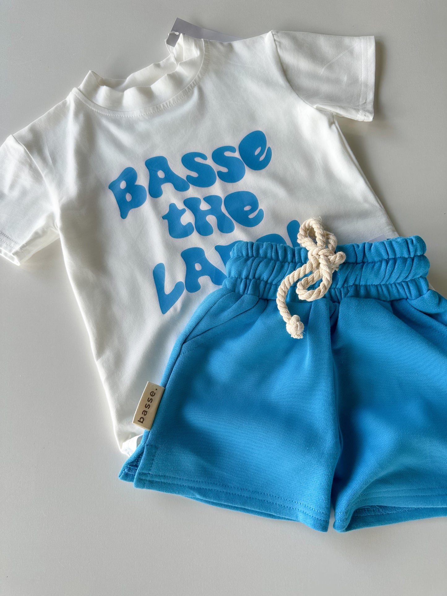 French Terry Play Shorts - Blue